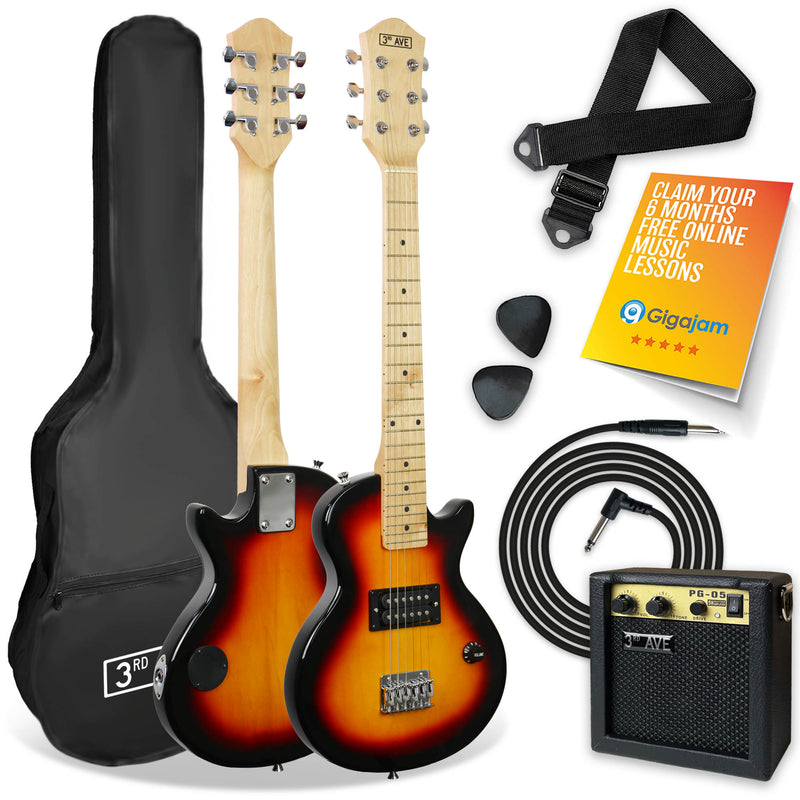 3rd Avenue Junior Electric Rock Guitar Pack - Sunburst