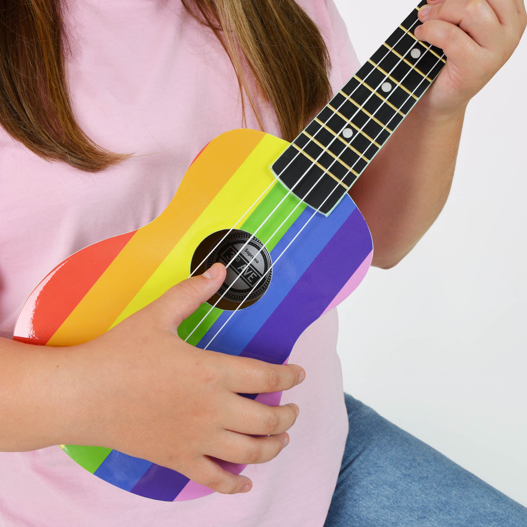 3rd Avenue Soprano Ukulele Ukuleles#Colour_Rainbow