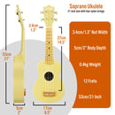 3rd Avenue Soprano Ukulele Ukuleles