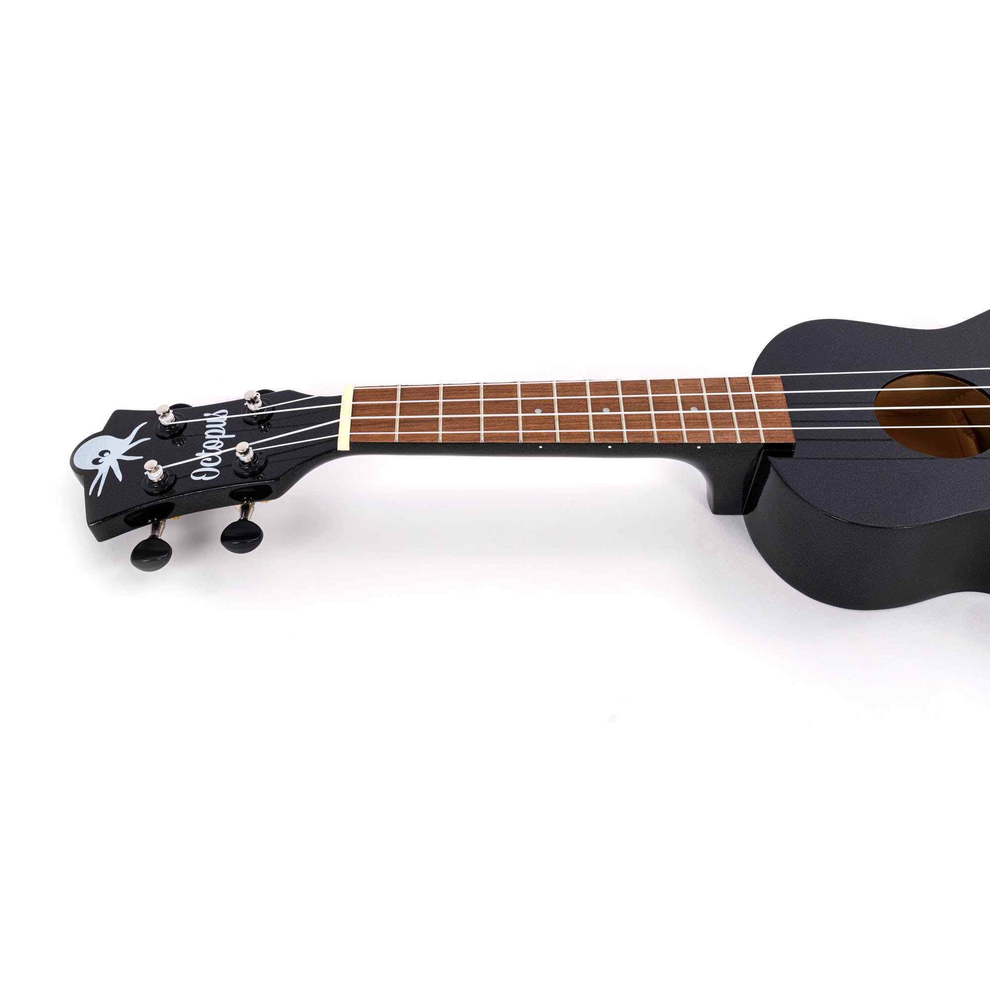 Octopus Academy Soprano Ukulele#Colour_Metallic Black