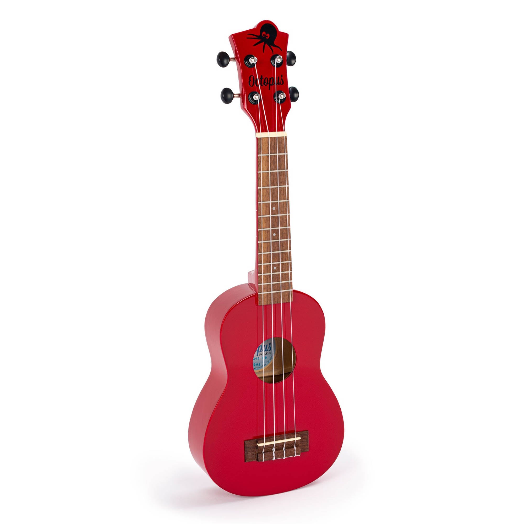 Octopus Academy Soprano Ukulele#Colour_Red