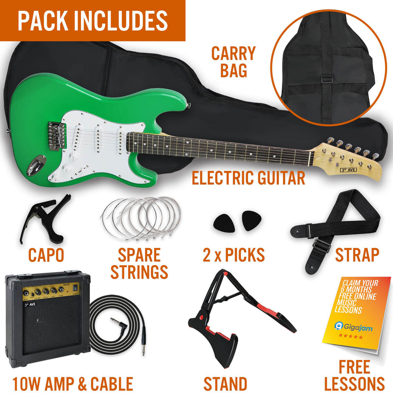 3rd Avenue Full Size Electric Pack Electric Guitars