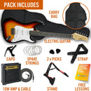 3rd Avenue Full Size Electric Pack Sunburst Electric Guitars