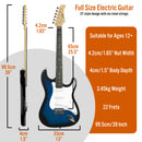 3rd Avenue Full Size Electric Guitar Pack with Bluetooth Amp