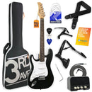 3rd Avenue 4/4 Size Electric Guitar with Amp - Left Hand
