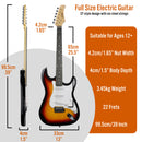 3rd Avenue Full Size Electric Guitar Pack with Bluetooth Amp