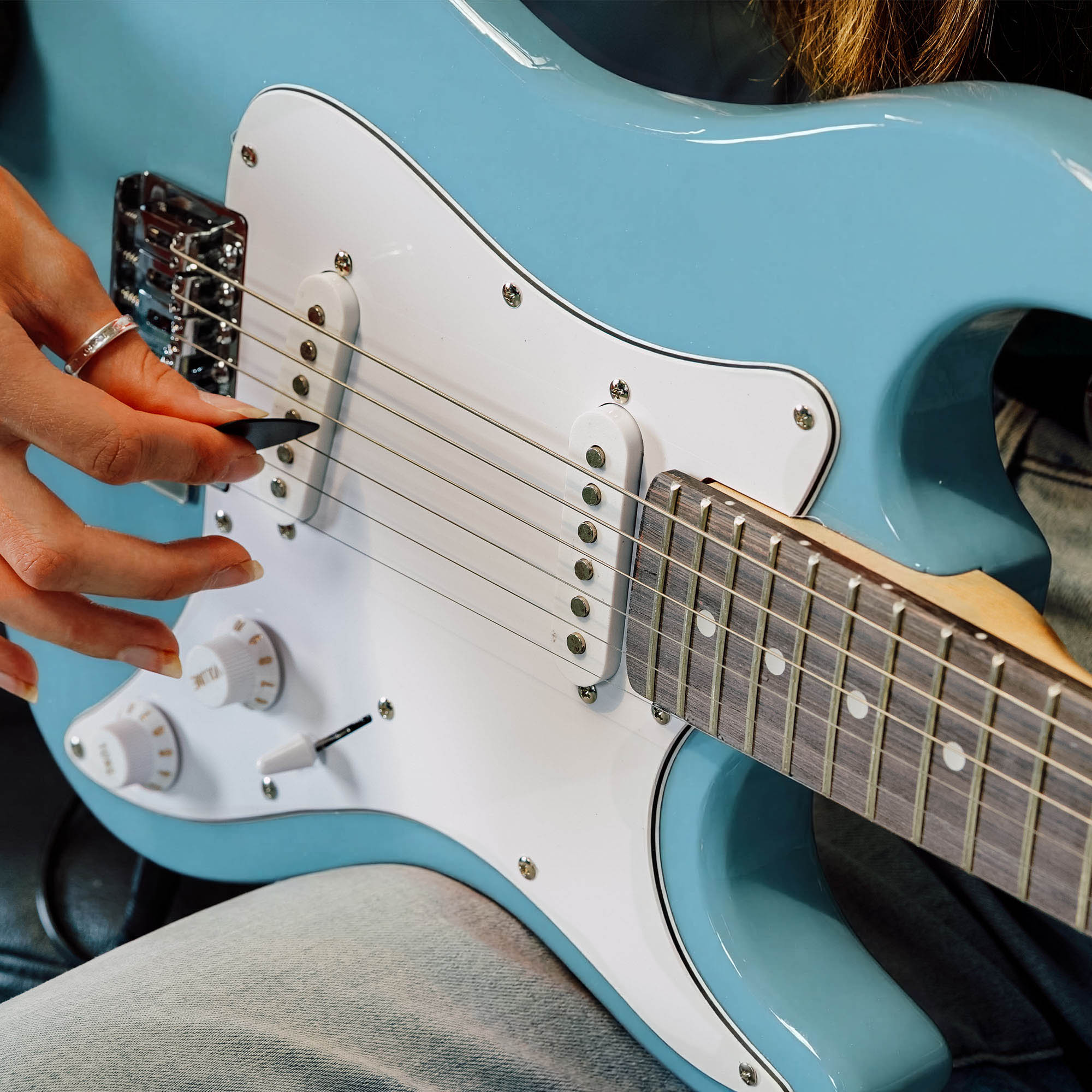 3rd Avenue 3/4 Size Electric Guitar Pack with Amp#Colour_Blue
