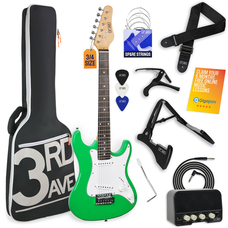 3rd Avenue 3/4 Size Electric Guitar Pack with Amp