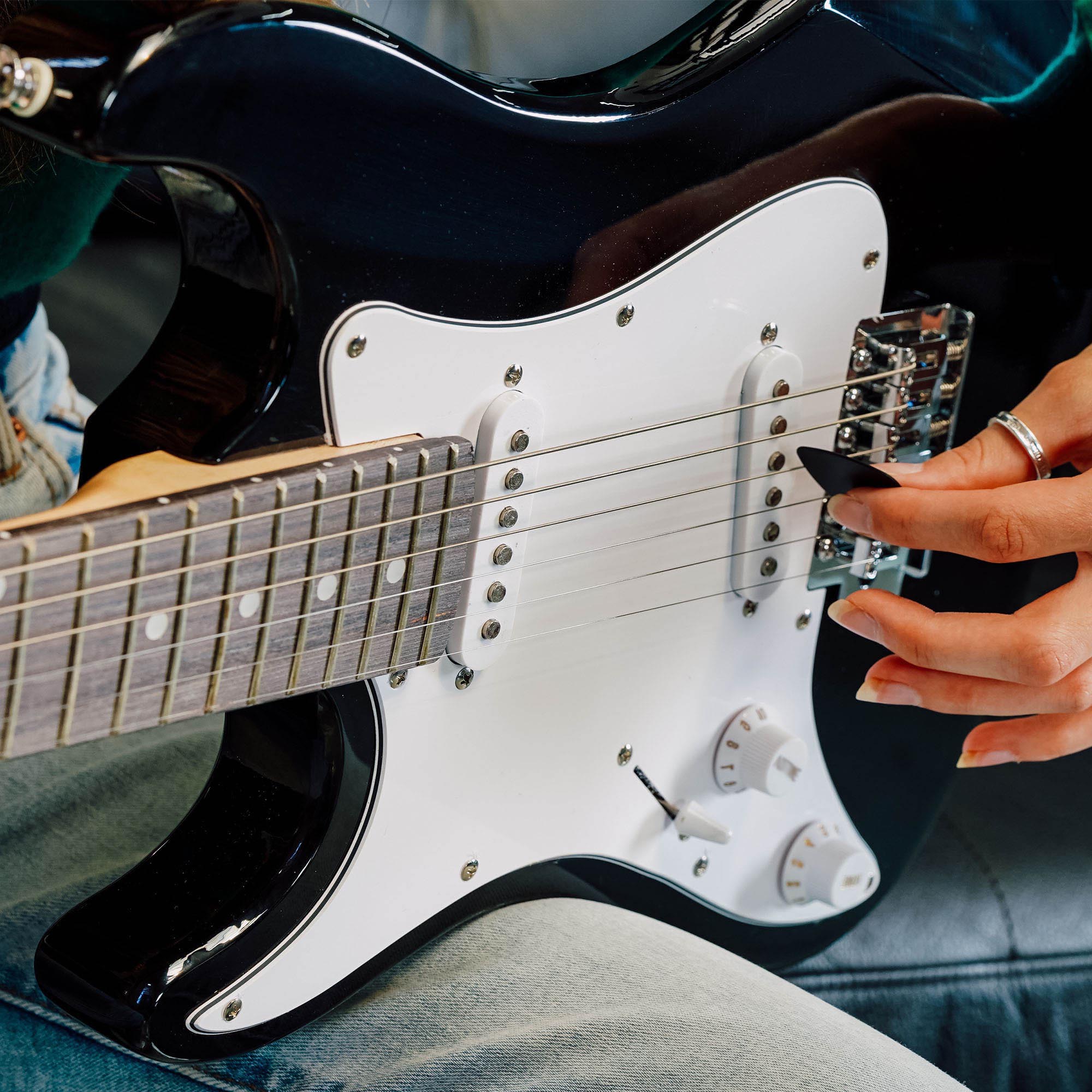 3rd Avenue 3/4 Size Electric Guitar with Amp - Left Hand