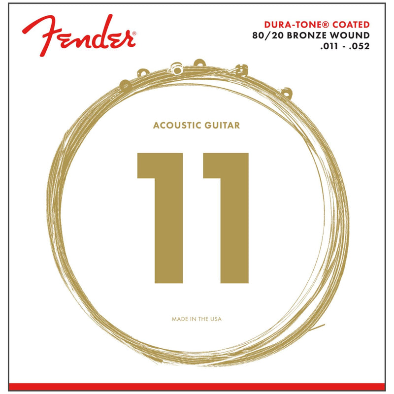 Fender 880CL Dura-Tone Acoustic Guitar Strings 11-52 Guitars & Folk - String Sets