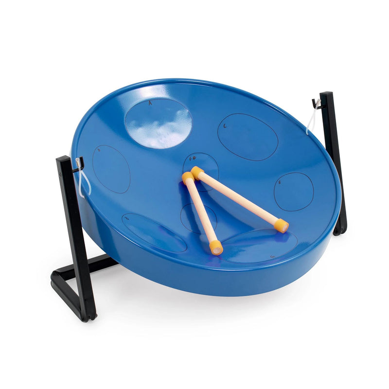 Jumbie Jam Table Top Steel Pan - Blue Tuned Percussion