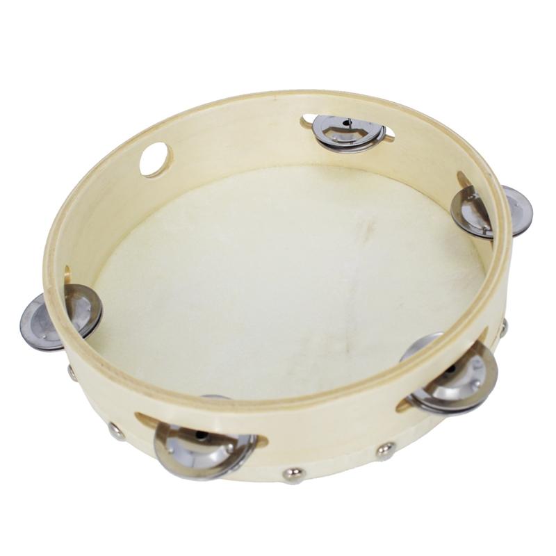 A-Star Tambourine - 8 Inch - Pack of 10 Tambourines, Tambours and Drums