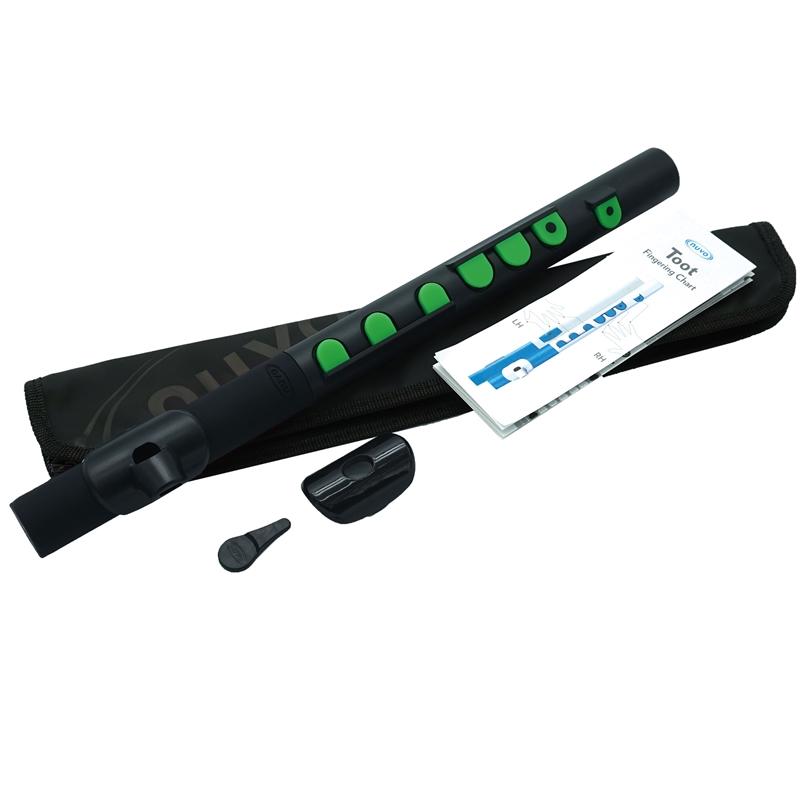 Nuvo TooT Black with Green Nuvo Plastic Woodwind