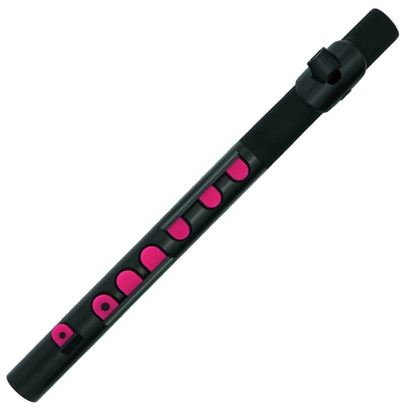 Nuvo TooT Nuvo Plastic Woodwind#Colour_Black with Pink