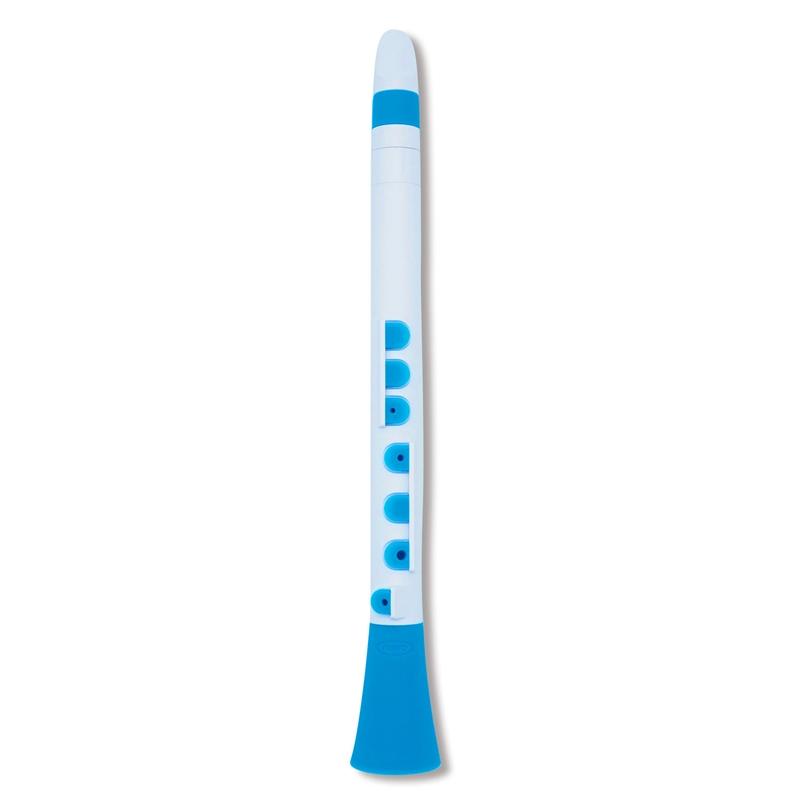 Nuvo DooD Nuvo Plastic Woodwind#Colour_White with Blue