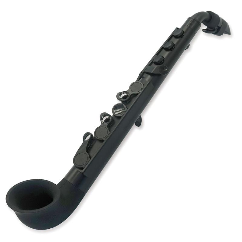 Nuvo jSax Black with Blue Nuvo Plastic Woodwind#Colour_Black with Black