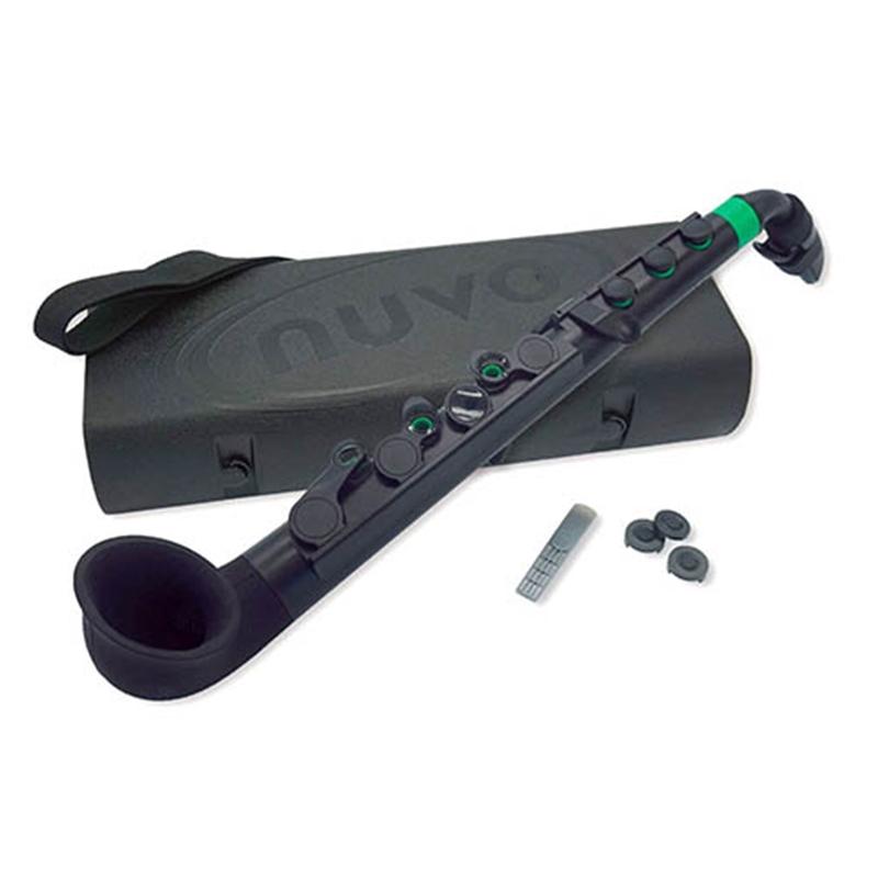 Nuvo jSax White with Blue Nuvo Plastic Woodwind#Colour_Black with Green