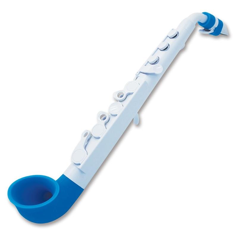 Nuvo jSax Nuvo Plastic Woodwind#Colour_White with Blue