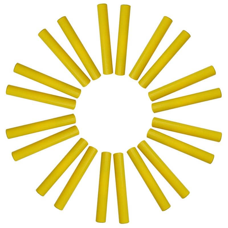 A-Star Coloured Claves - 10 Pairs Claves, Castanets and Woodblocks#Colour_Yellow
