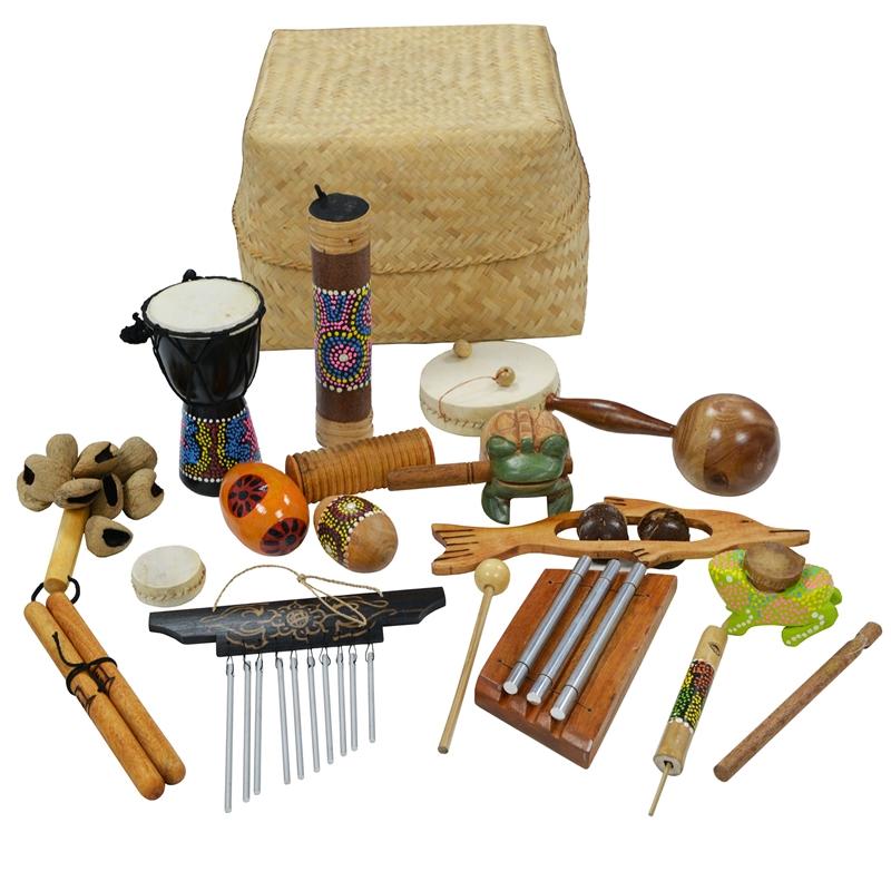 A-Star 15 Player Multicultural Basket Percussion Packs