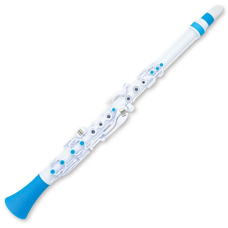 Nuvo Clarineo Clarinets#Colour_White with Blue