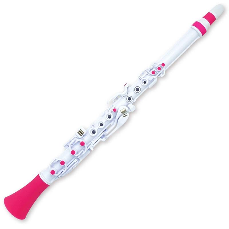 Nuvo Clarineo Clarinets#Colour_White with Pink