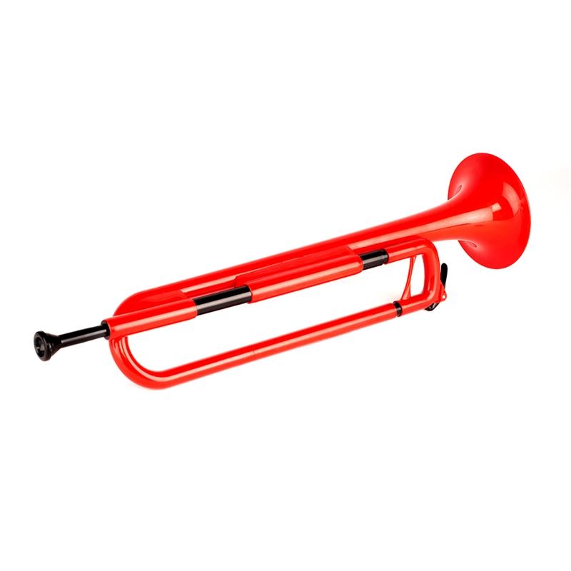 pBugle Bb Bugle - Red Plastic Brass