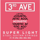 3rd Avenue Super Light Acoustic Guitar Strings Single Set Guitars & Folk - String Sets