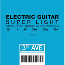 3rd Avenue Super Light Electric Guitar Strings Guitars & Folk - String Sets
