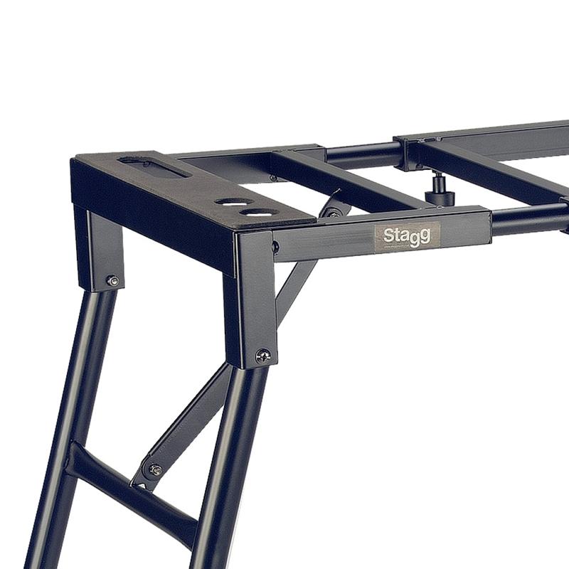 Stagg MXS-A1 black adjustable stand for mixers or keyboards