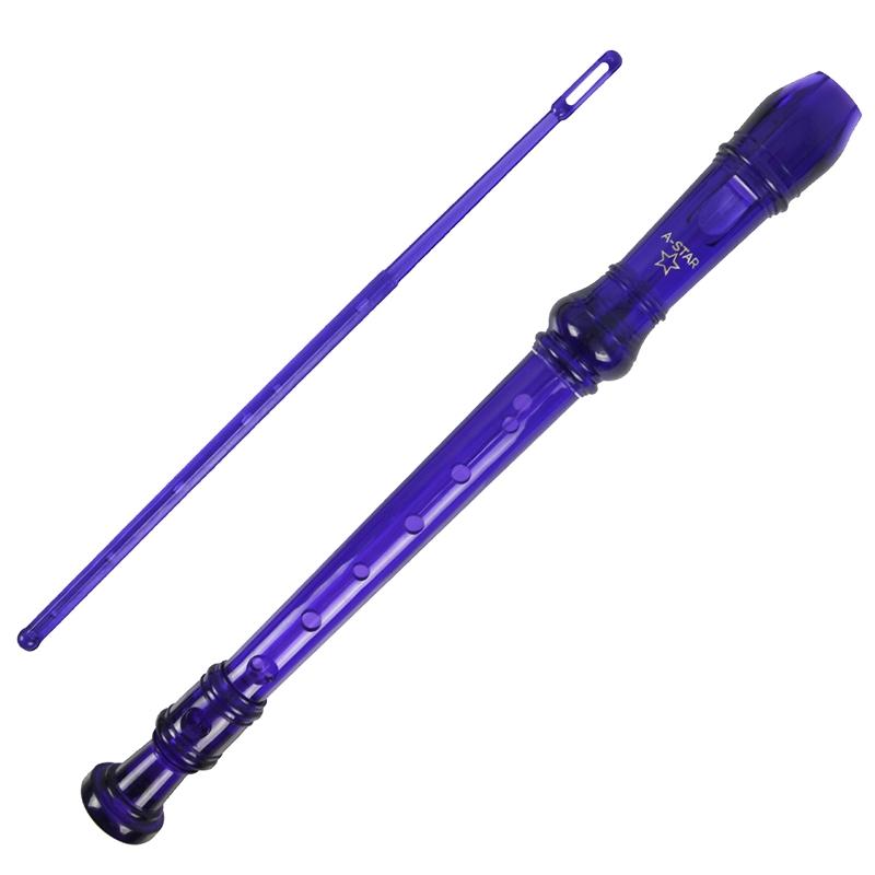 A-Star Descant Plastic Recorder Purple Recorders