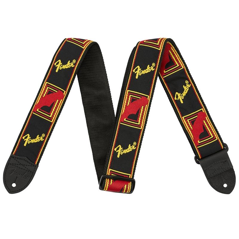 Fender Black,Yellow,Red Mono Electric Guitar Strap Guitars & Folk - Stands and Straps