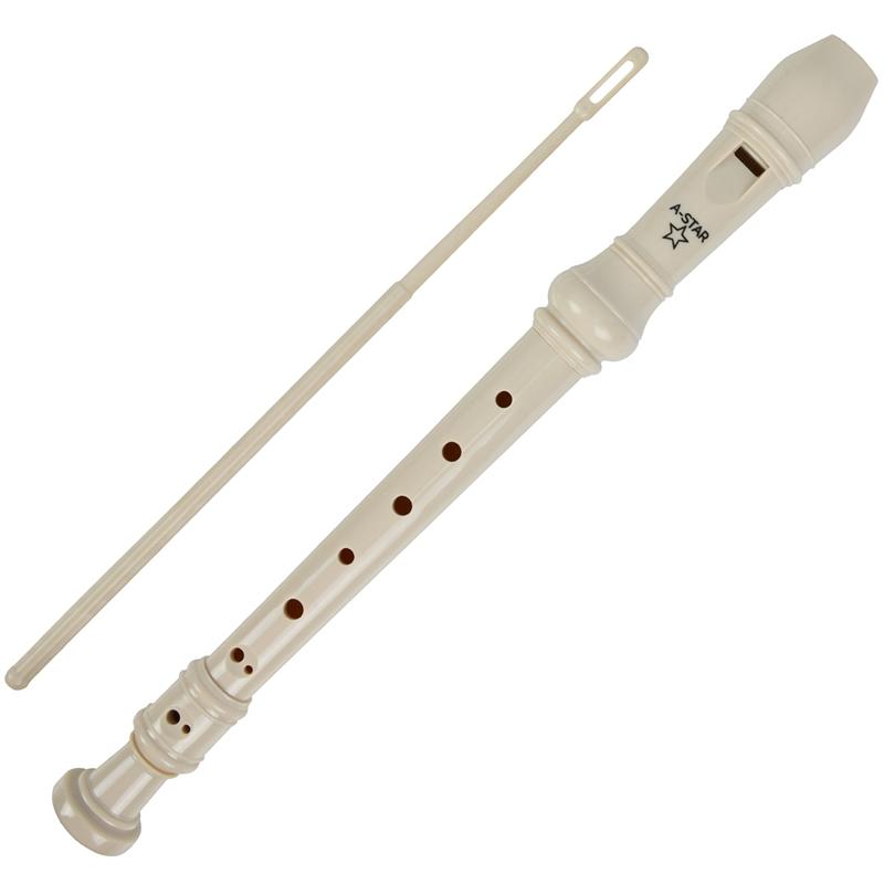 A-Star Descant Plastic Recorder - Beige Recorders