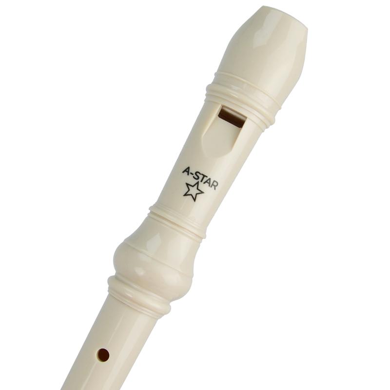 A-Star Descant Plastic Recorder - Beige Recorders