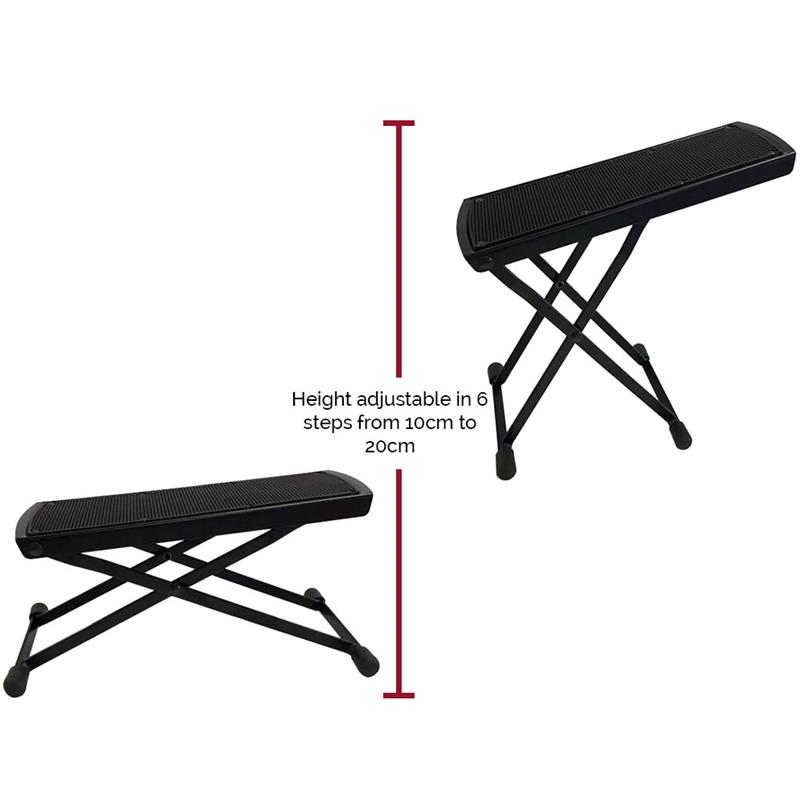3rd Avenue Rocket Series Guitar Foot Stool in Black Guitars & Folk - Other Accessories