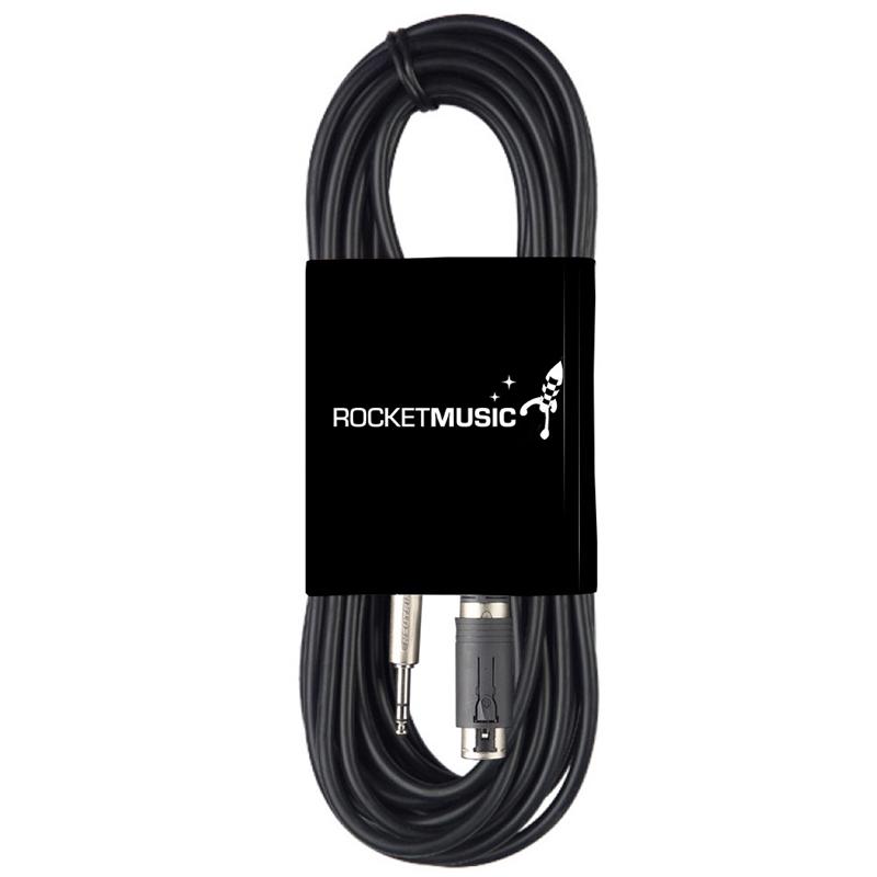 Rocket XLR M/F Convertible Plug to Phono cable - 6M Cables and Connectors