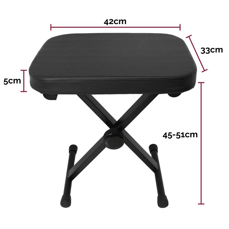 Axus Rocket Adjustable Keyboard Bench Keyboards & Pianos - Accessories