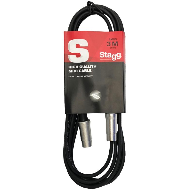 Stagg 3m Midi Cable Cables and Connectors