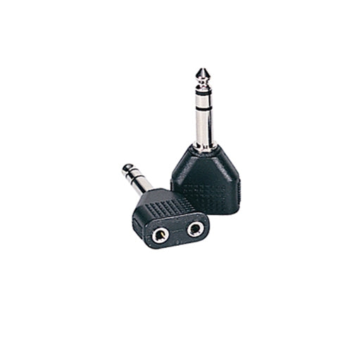 2 Mini Stereo Jack to Stereo Jack Adaptor Cables and Connectors
