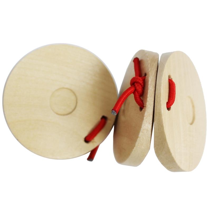 A-Star Wooden Finger Castanets - Pair Claves, Castanets and Woodblocks