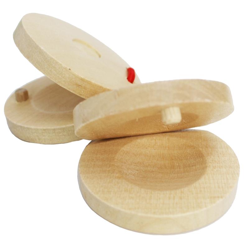 A-Star Wooden Finger Castanets - Pair Claves, Castanets and Woodblocks