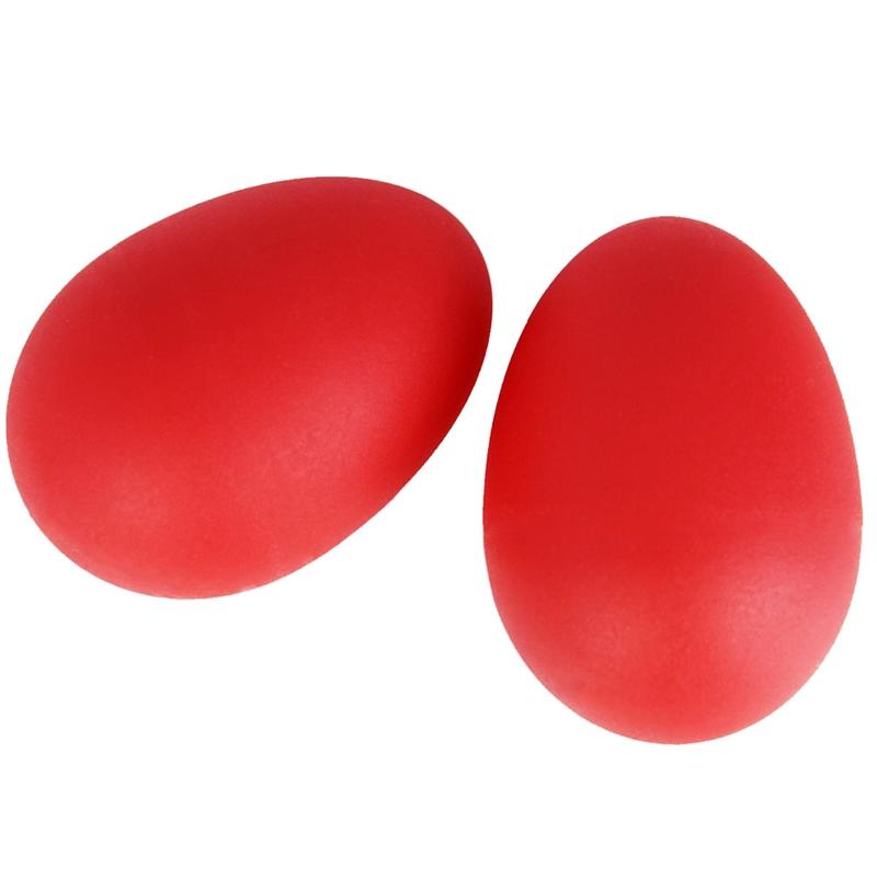 A-Star Pair of Egg Shakers Red Maracas, Shakers and Guiros