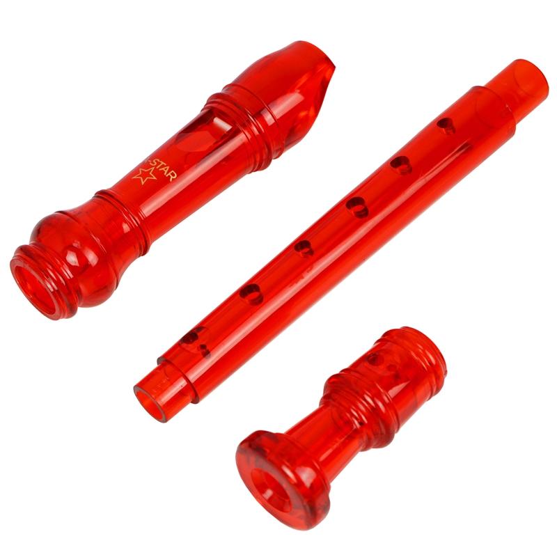 A-Star Descant Plastic Recorder Recorders#Colour_Red