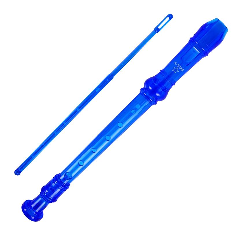 A-Star Descant Plastic Recorder Blue Recorders