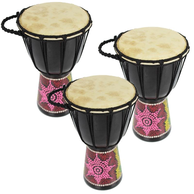 A-Star Mini Trio Djembe Pack Djembes