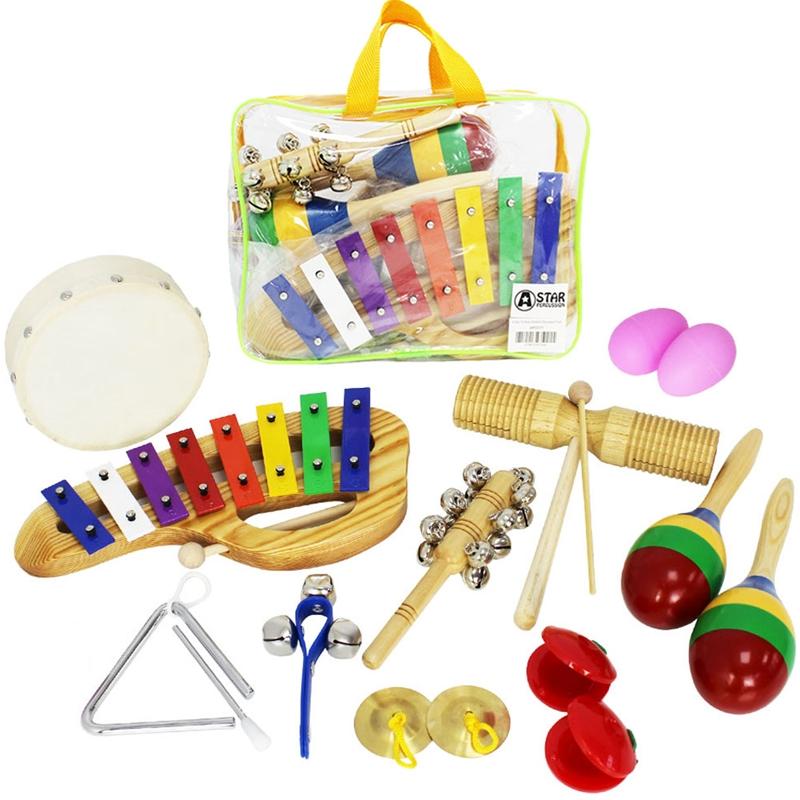 A-Star 10 Piece Childrens Percussion Pack Percussion Packs