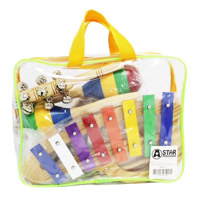 A-Star 10 Piece Childrens Percussion Pack Percussion Packs