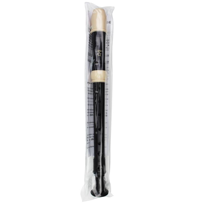 A-Star Descant Plastic Recorder - Brown & White Recorders