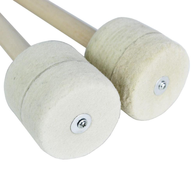 A-Star Hard Bass Drum / Gong Mallet Pair Beaters, Mallets and Sticks