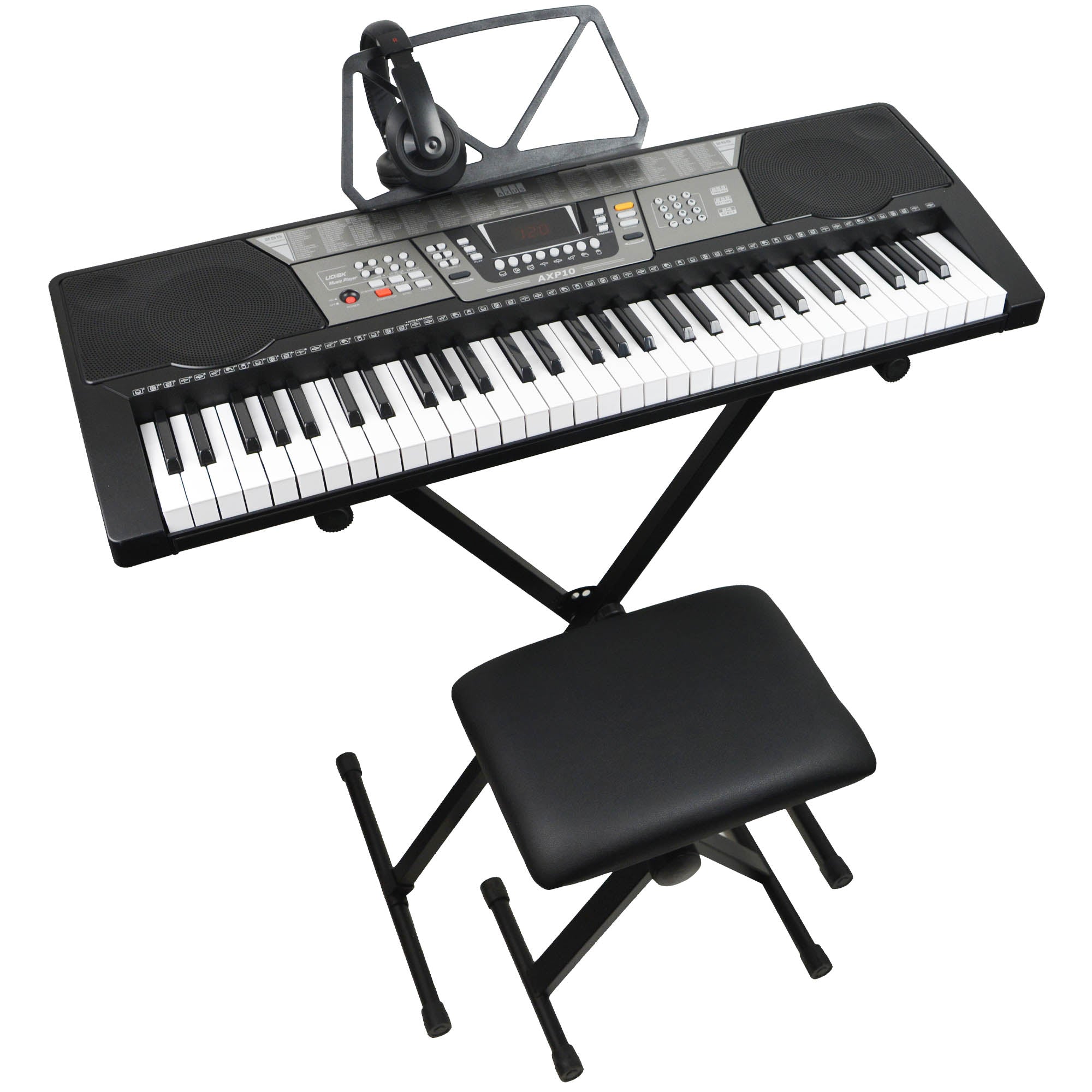 Axus AXP10 61 Note Portable Keyboard Package